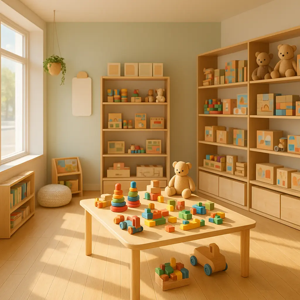 Spielzeuggeschäft Innenraum